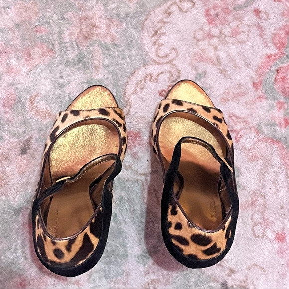 Roberto Cavalli Leopard Pony Hair Heels – Size 37.5 - Picture 6 of 11